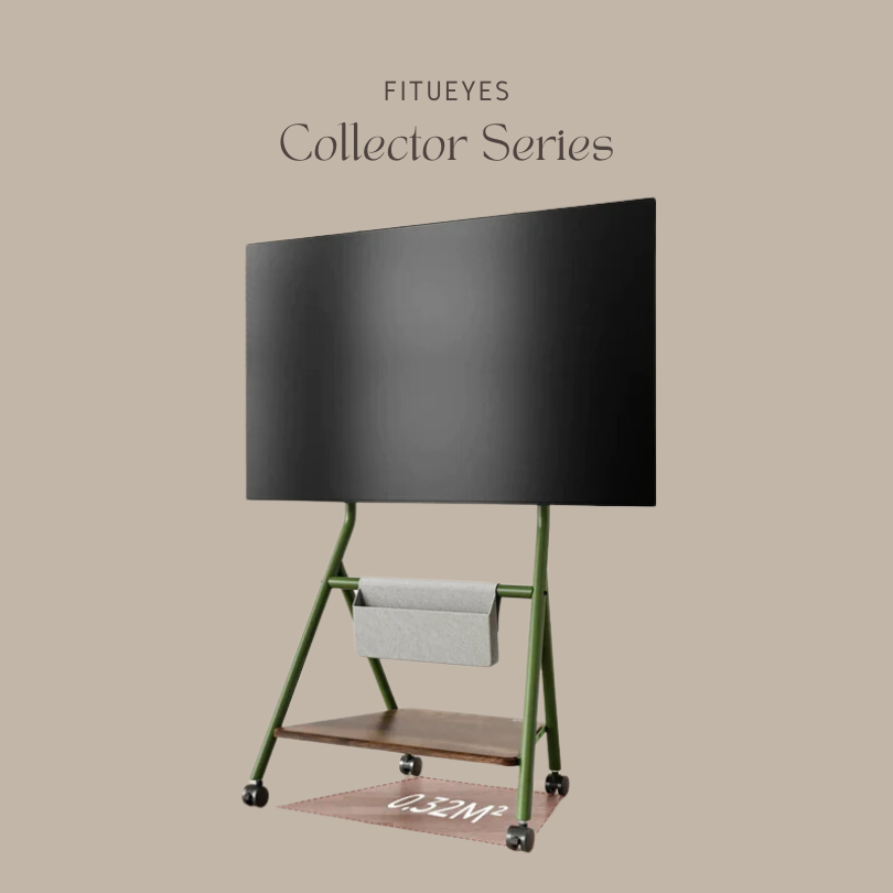 FITUEYES Collector Series Rolling TV Stand